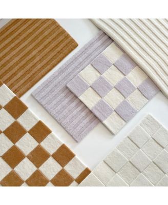  Solid Stripe Rug 48" x 72"