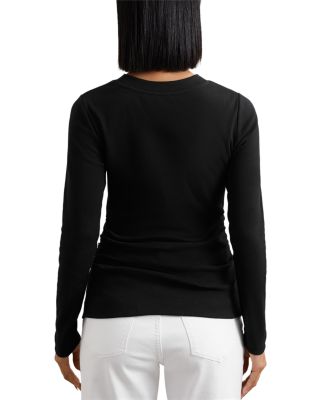 Tessa Ribbed Long Sleeve Tee