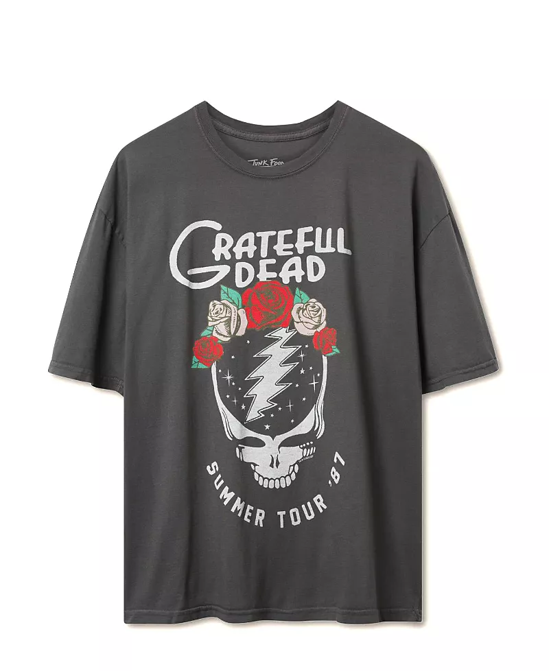 Junk Food Clothing Unisex Grateful Dead Summer Tour '87 Oversized Tee