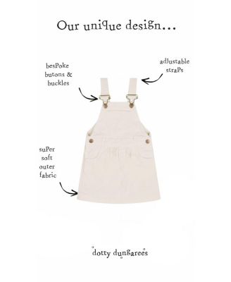 Girls' Custard Corduroy Overall Dress - Baby, Little Kid