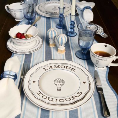 L'Amour Toujours Hot Air Balloon Salt and Pepper Shaker Set