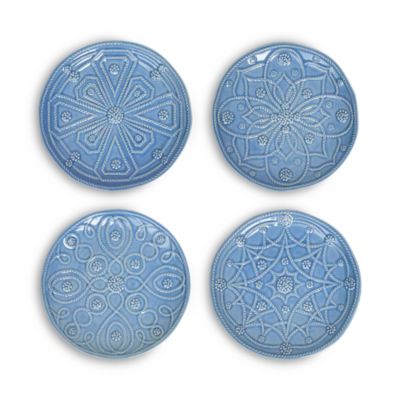 Jardins du Monde Side/Cocktail Plate, Set of 4