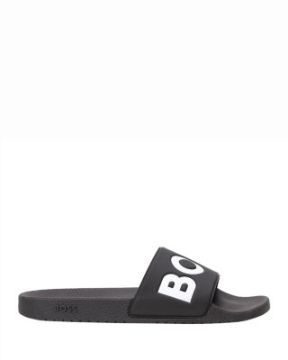 Men's Aryeh Black Slide Sandals 