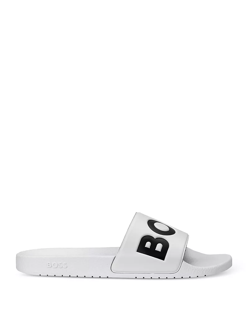 Boss Men's Aryeh Black Slide Sandals
