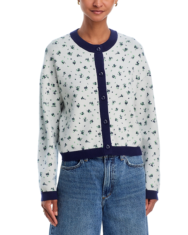Aqua Floral Cardigan - Exclusive