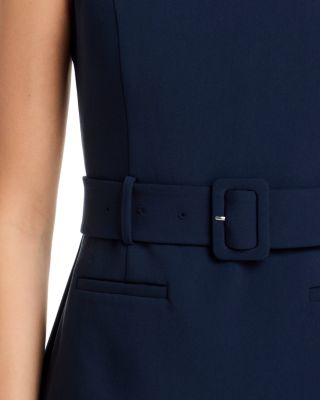 Azra Twill Belted Mini Dress