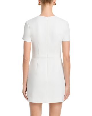 Whisper Square Neck Short Sleeve Mini Dress