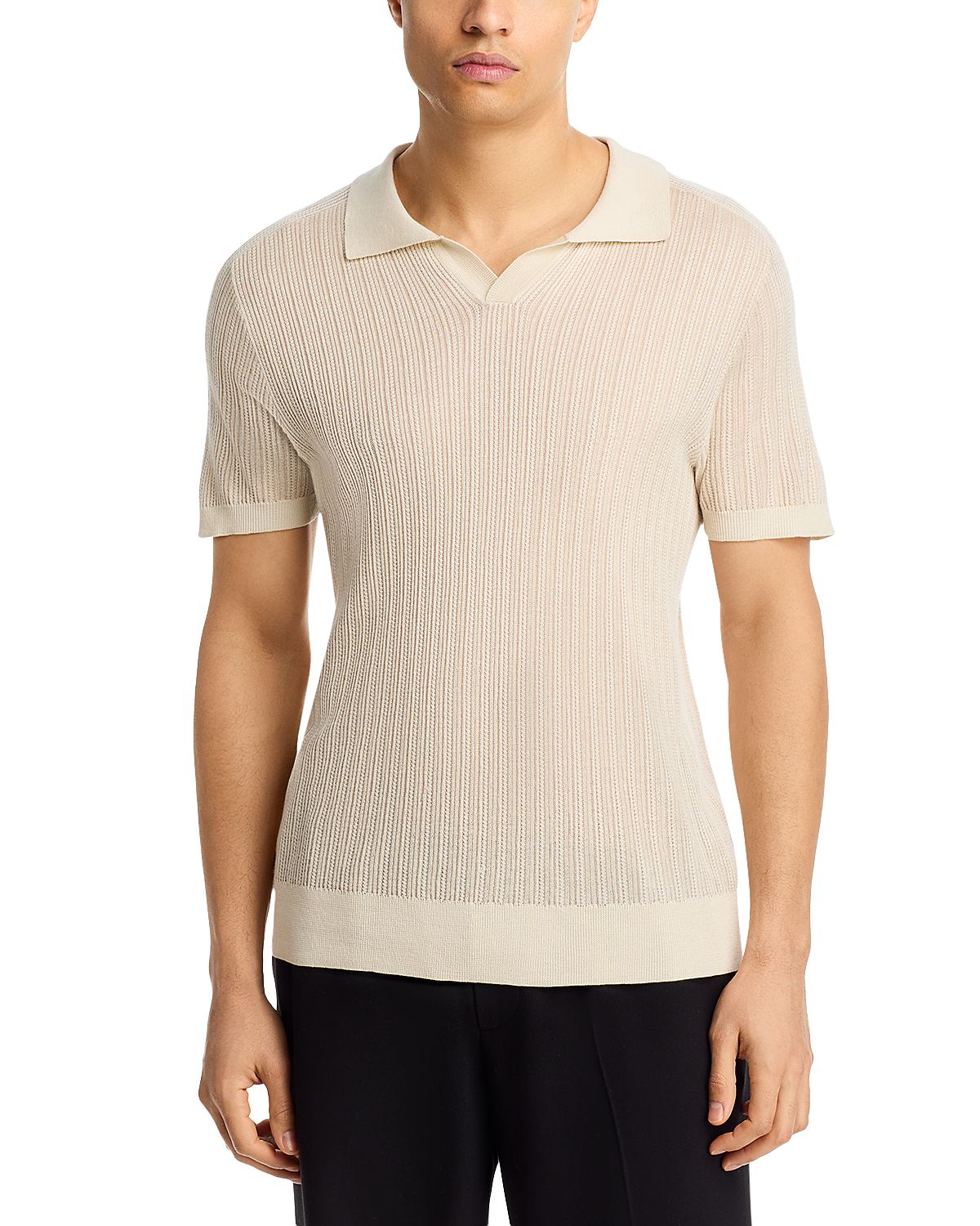 Simkhai Radcliffe Off White Polo Shirt