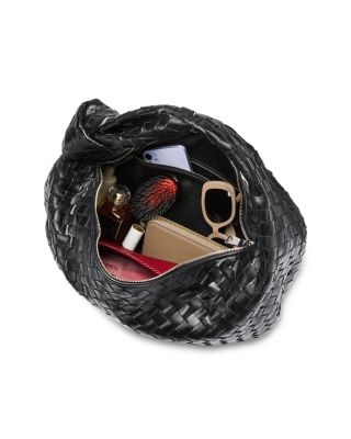 Intrecciato Leather Shoulder Bag