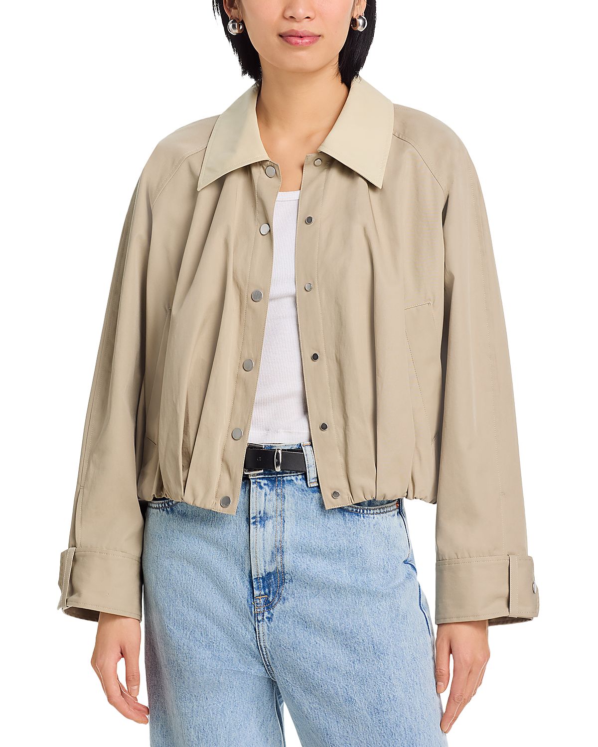 3.1 Phillip Lim Snap Front Blouson Bomber Jacket