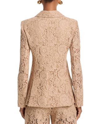 Chamberlain Lace Blazer, Aislin Lace Bralette Top & Livvy Lace Straight Leg Trousers