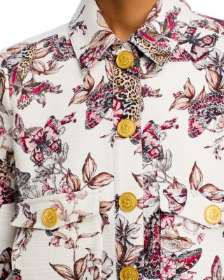 Nyx Crop Jacket & Cyra Low Rise Mini Skirt