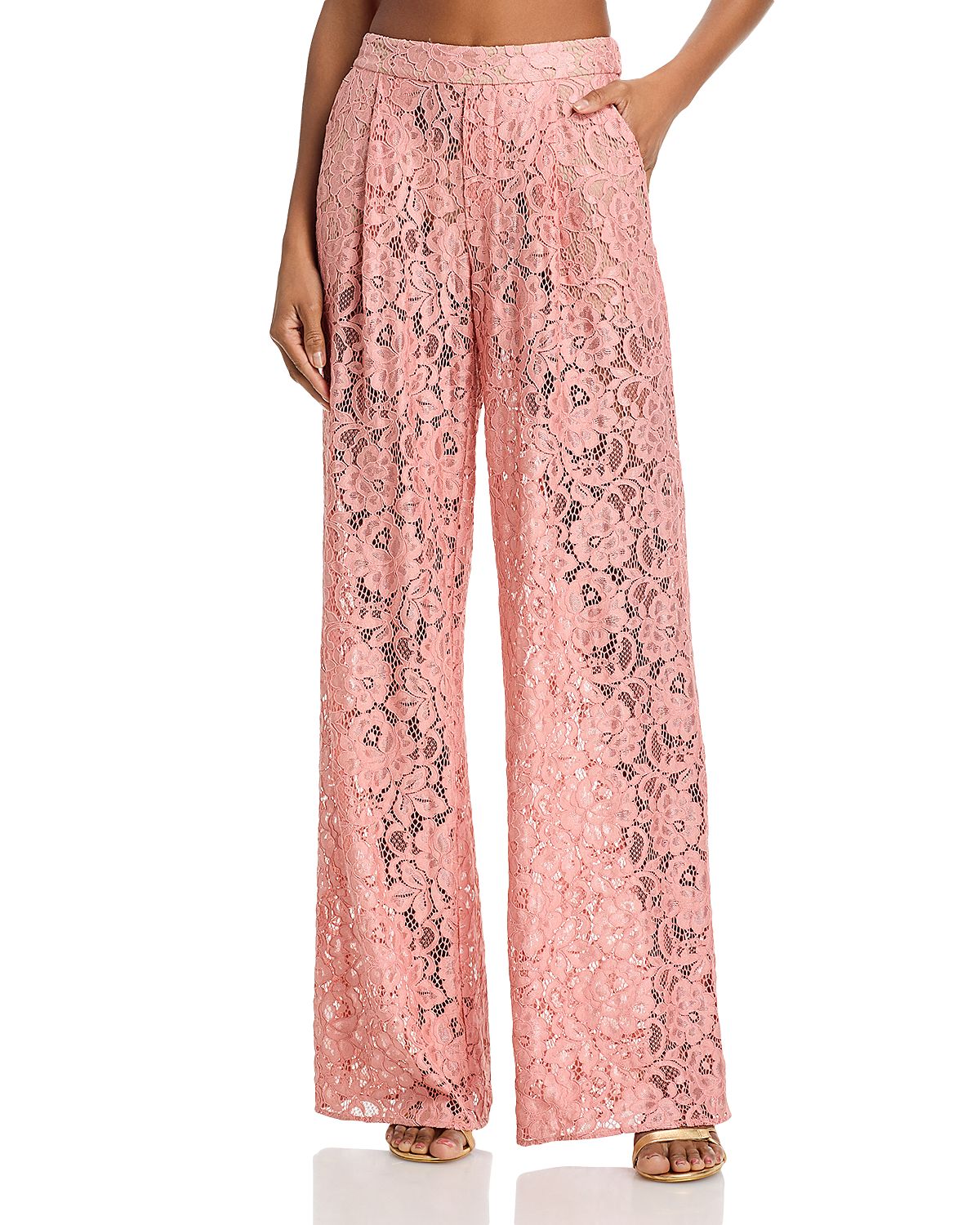 L'Agence Tavia Lace Pull On Pants