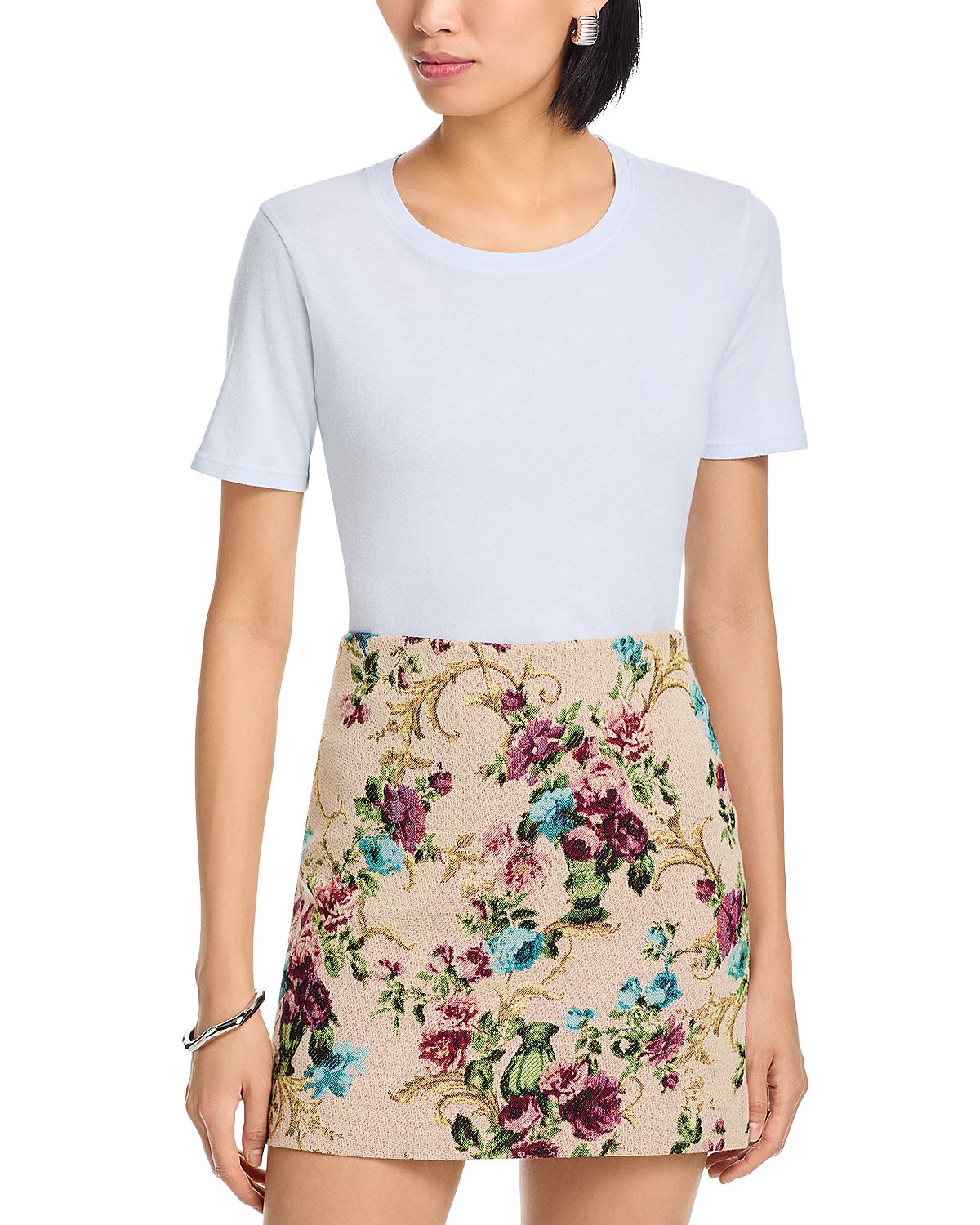 L'Agence Stormy Crop Tee