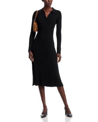 Collared Midi Sweater Dress
