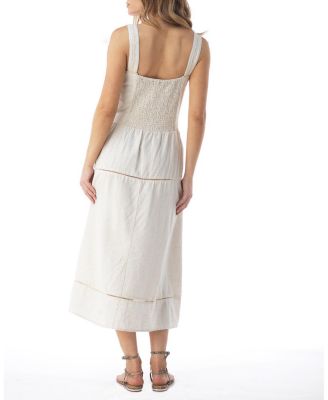  Mirabel Lightweight Smocked Midi Dress