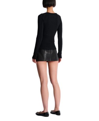  Knit Top with Buttons