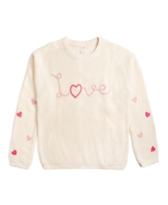 Women's Ditsy Love Valentine's Day Knit Sweater