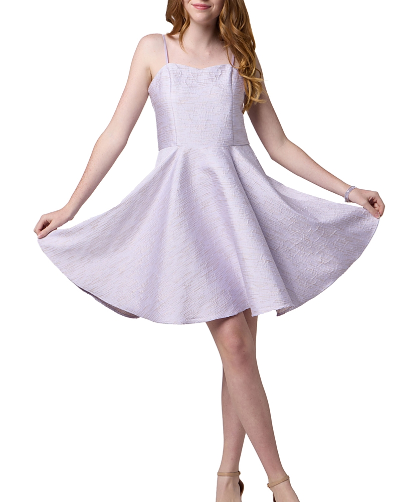 Un Deux Trois Girls' Fit and Flare Party Dress in Longer Length - Big Kid
