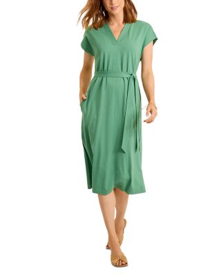Islandscape Jersey Midi Dress