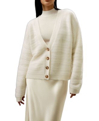  Water Ripple Cashmere Cardigan