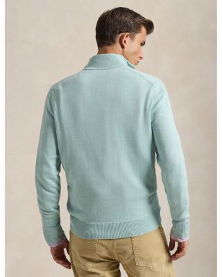 Quarter Zip Mockneck Sweater
