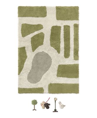 Lorena Canals Wouf Wouf Washable Play Rug Hyde Park&nbsp; 2'11"x4'3" Area Rug