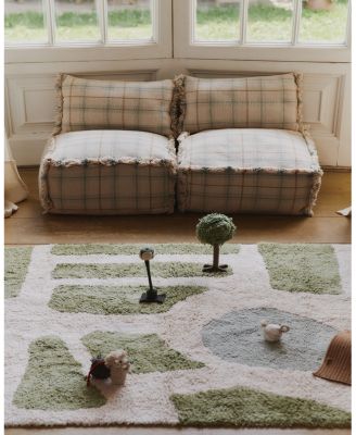 Lorena Canals Wouf Wouf Washable Play Rug Hyde Park&nbsp; 2'11"x4'3" Area Rug