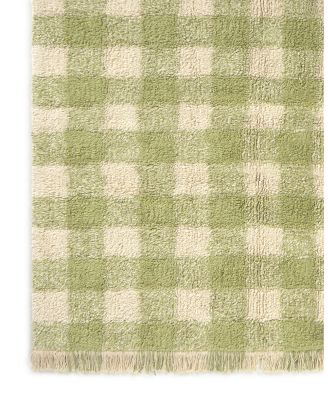 Lorena Canals Swan Lake Washable Rug Vichy Matcha 4'11"x5'11" Area Rug