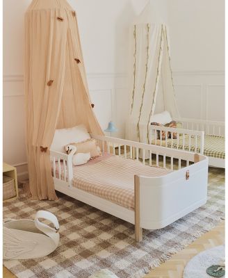 Lorena Canals Swan Lake Washable Rug Vichy Marron 3'x3'11" Area Rug