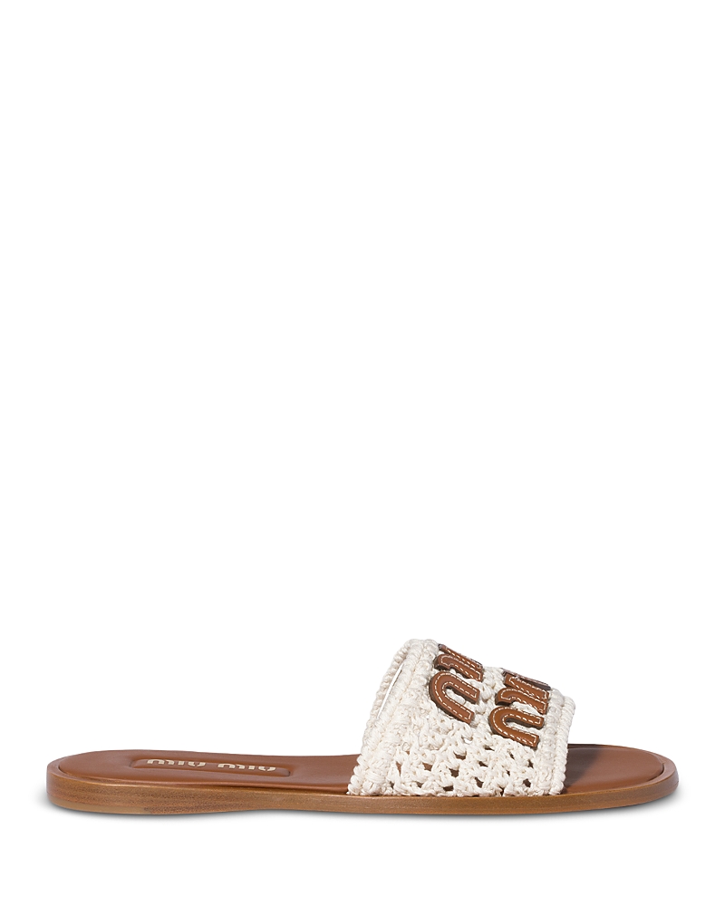 Miu Miu Women's Crochet Sandals