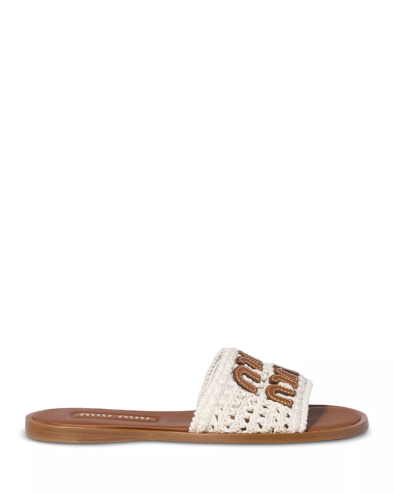Miu Miu Women's Crochet Sandals