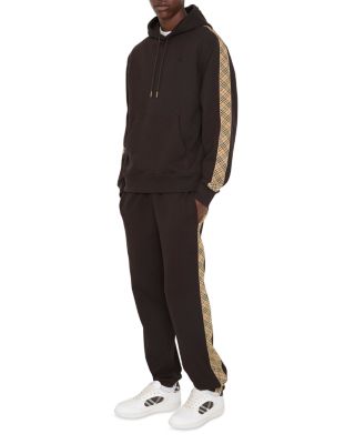 Simon Slim Fit Check Trim Hoodie