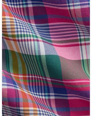 Classic Fit Plaid Oxford Shirt