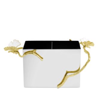 Michael Aram Butterfly Gingko Gold Cutlery Holder | Bloomingdale's Home