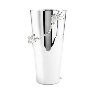 Silver Orchid Large Vase