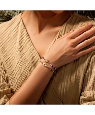  Spiritual Power - Sapphire Mix Evil Eye Charm Bracelet