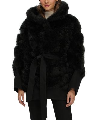  Shearling Lamb Parka with Whipstitch Trim