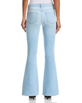 Taney Low Rise Sneaker Flared Jeans in Normandie