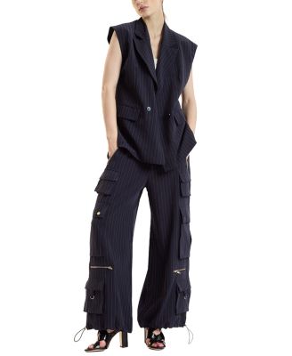  Oversized Double Breasted Vest