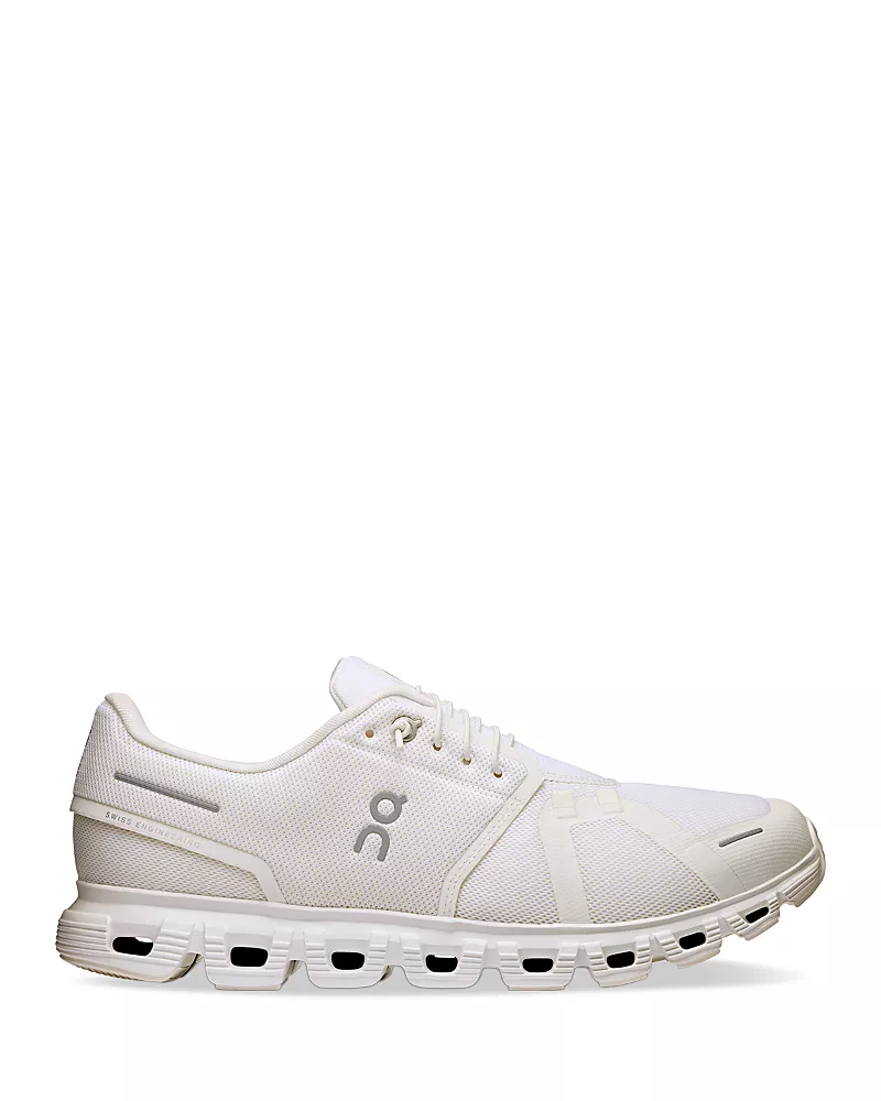 On Men's Cloud 6 Sneakers in White