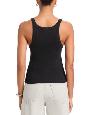 The Essential Rib Wide String Tank Top