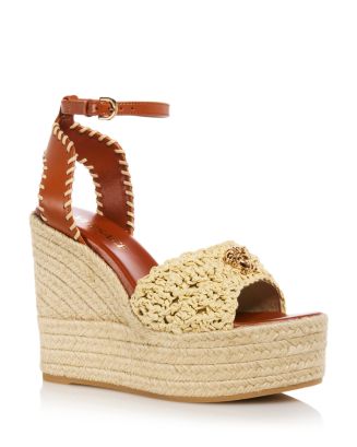 Versace Women's Medusa Espadrille Platform Sandals