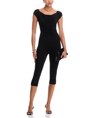 Baliegh Off Shoulder Ruched Bodysuit