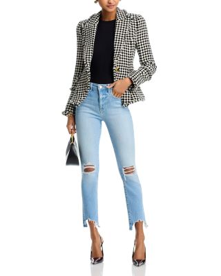 High Line High Rise Skinny Jeans in Rosedale Destruct