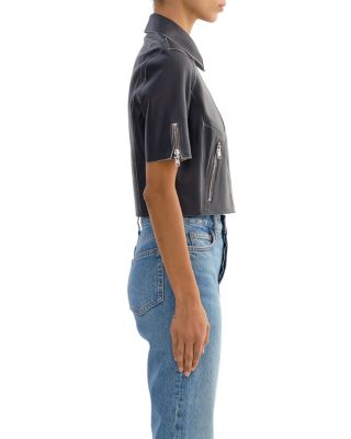 Sevana Reversible Leather Jacket