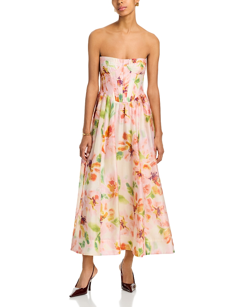 Bardot Lola Corset Midi Dress