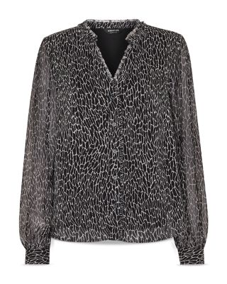 Dragonfly Print Blouse