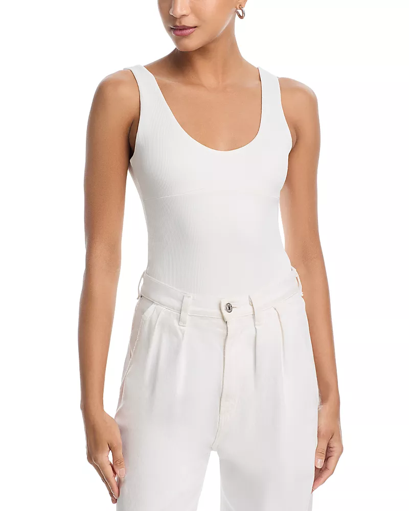 Aqua Power Rib Jersey Bodysuit - Exclusive