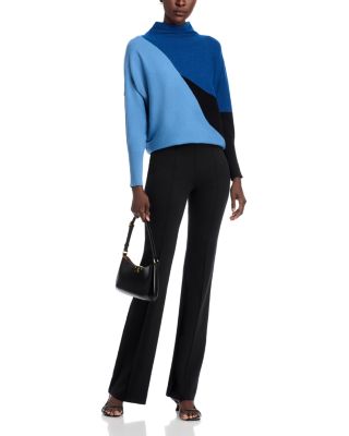 Color Blocked Dolman Sleeve Sweater